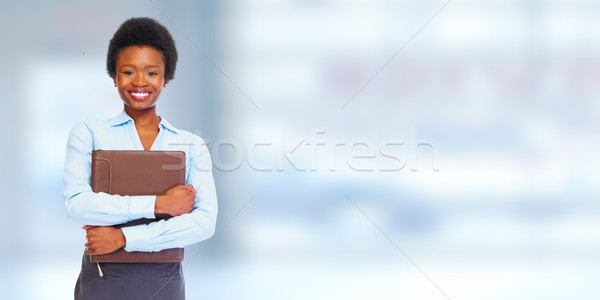 Сток-фото: молодые · деловой · женщины · красивой · синий · служба · бизнеса