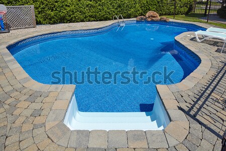 Stok fotoğraf: Yüzme · havuzu · mavi · su · yaz · havuz · dinlenmek