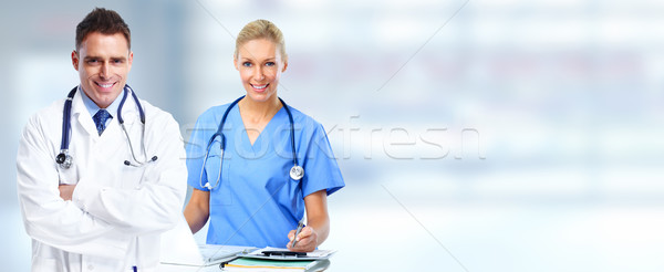 Doctors group. Stock photo © Kurhan