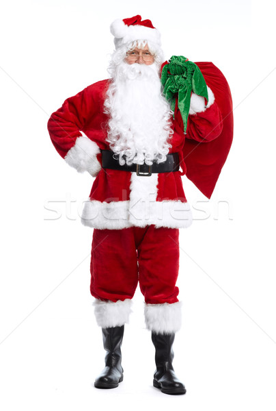 Stock photo: Santa Claus isolated on white.