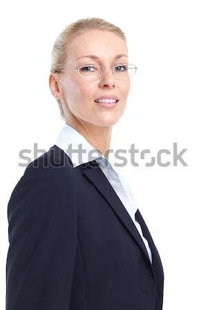 Beautiful business woman. Stock photo © Kurhan