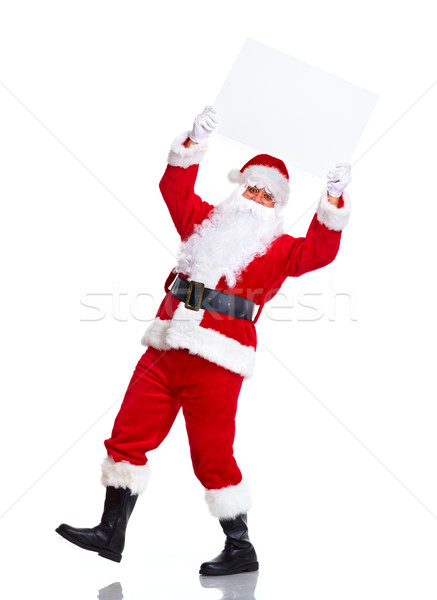 Affiche heureux Noël bannière isolé [[stock_photo]] © Kurhan