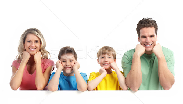 Happy family Stock photo © Kurhan