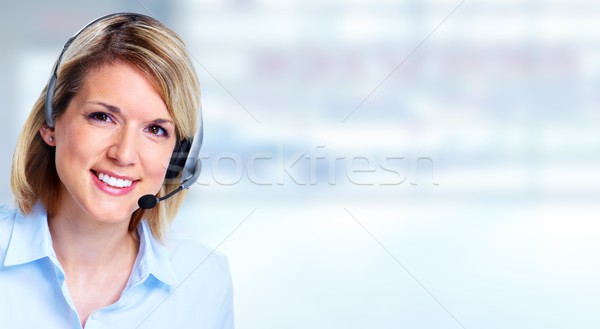 Call center operator. Stock photo © Kurhan
