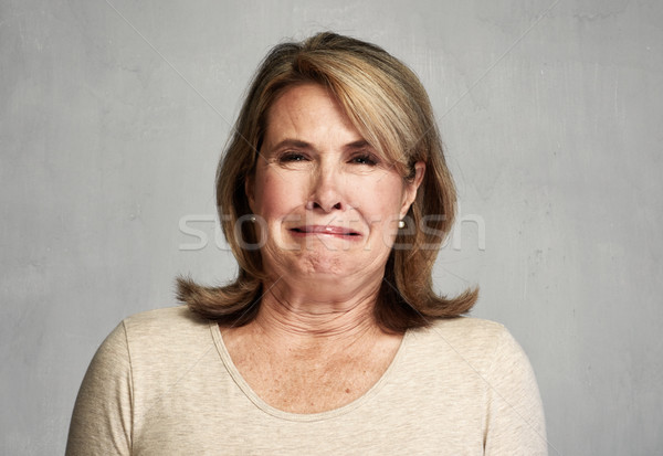 Angry woman Stock photo © Kurhan