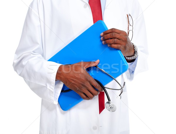 Mains médicaux médecin homme écrit ordonnance [[stock_photo]] © Kurhan