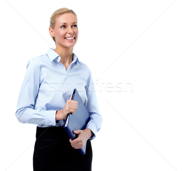 Beautiful business woman. Stock photo © Kurhan