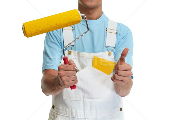 Painter man. Stock photo © Kurhan