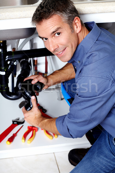 Stock photo: Plumber.