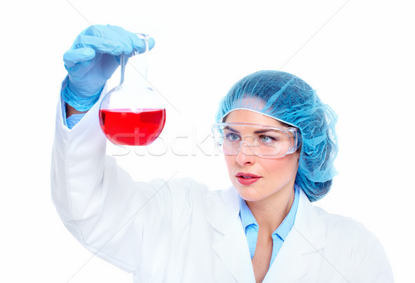 Laboratorium onderzoek wetenschappelijk vrouwen gezondheidszorg vrouw Stockfoto © Kurhan