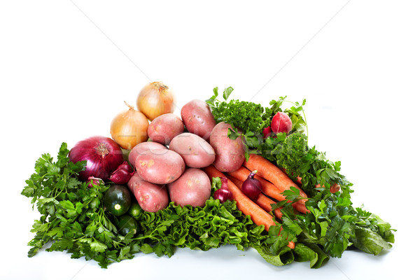 Stock photo: Fresh vegetables.