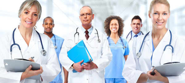 Group of hospital doctors. Stock photo © Kurhan