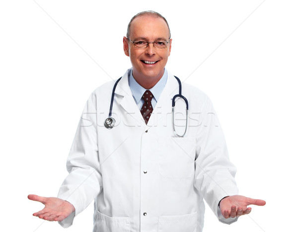 Mature medical doctor man. Stock photo © Kurhan