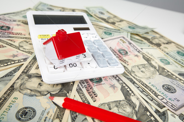 House money and calculator. Stock photo © Kurhan