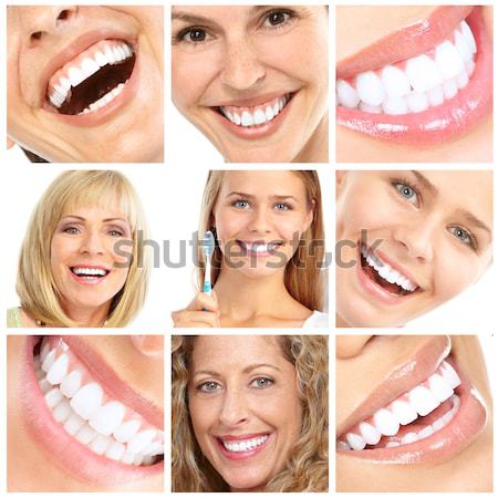 Happy smiling faces. Stock photo © Kurhan