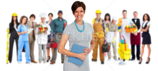 Beautiful mature business woman. Stock photo © Kurhan