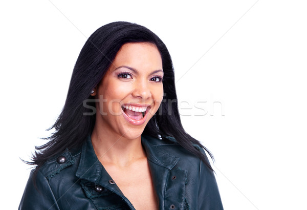 Stock photo: Happy woman.