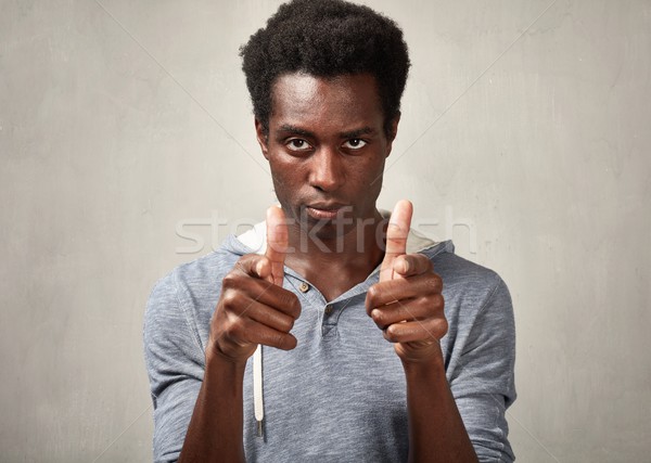 Man pointing to the camera Stock photo © Kurhan