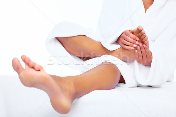 Stock photo: Feet massage.