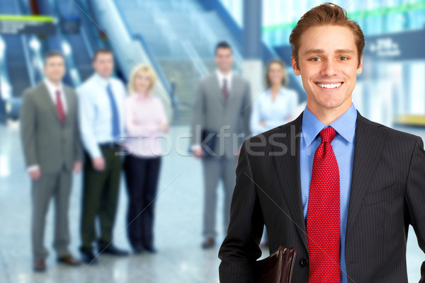 Stock photo: Group of business people.