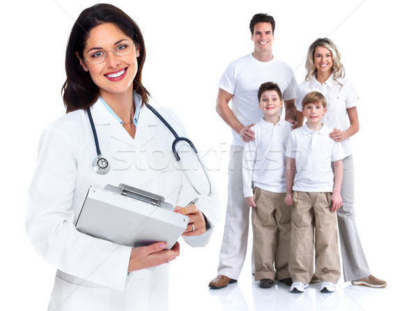 Family doctor woman. Health care. Stock photo © Kurhan