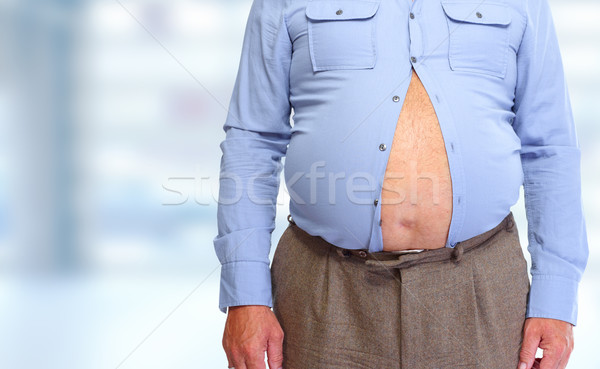 Obèse homme abdomen obésité corps [[stock_photo]] © Kurhan