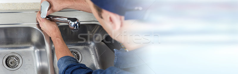 Plumber. Stock photo © Kurhan