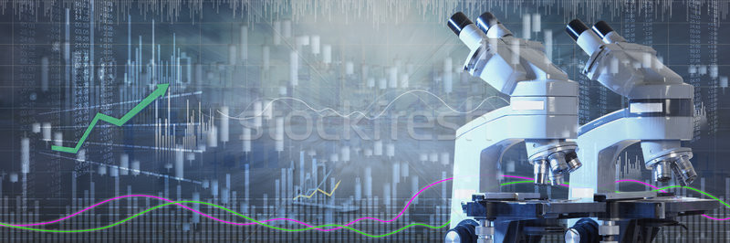 Gyógyszeripari tudományos kutatás egészségügy orvosi befektetés stock Stock fotó © Kurhan