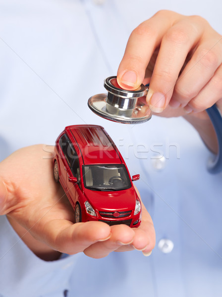 Hand with car. Stock photo © Kurhan