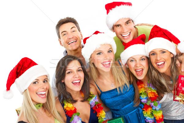 Foto stock: Pessoas · felizes · feliz · engraçado · pessoas · natal · festa