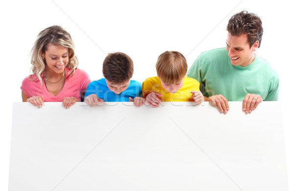 Happy family. Stock photo © Kurhan