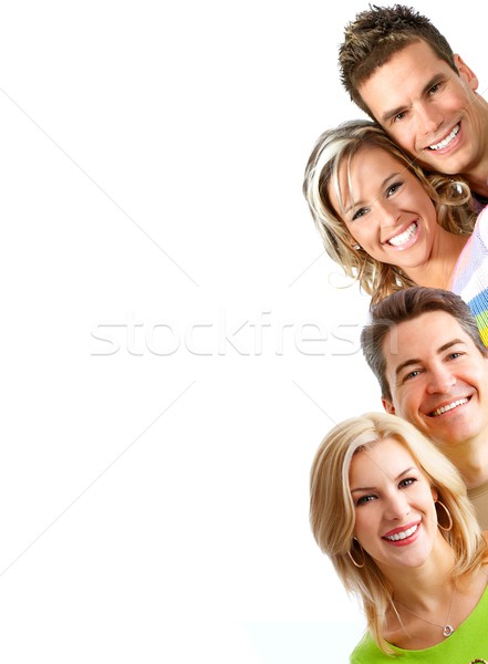 Smiling people Stock photo © Kurhan