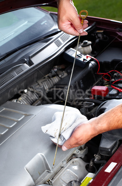 Auto Reparatur Hände Mechaniker arbeiten Laden Stock foto © Kurhan