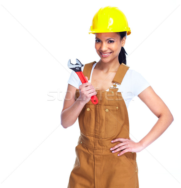 Stock photo: Worker woman.