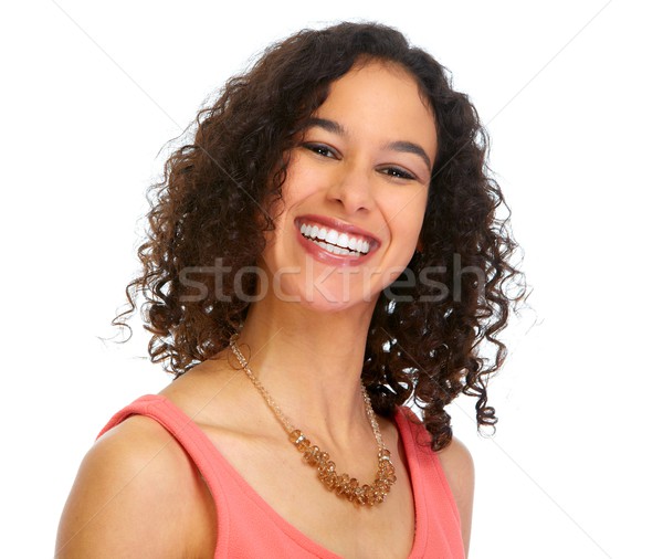 Young smiling business woman portrait. Stock photo © Kurhan