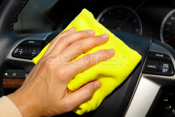 Hand cleaning car. Stock photo © Kurhan