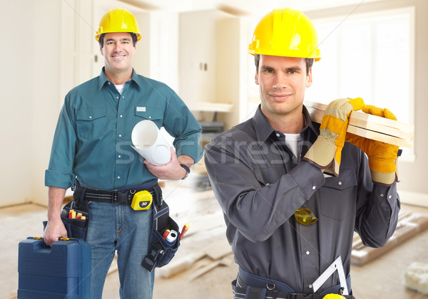 Group of construction workers. Stock photo © Kurhan