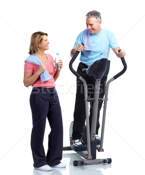 Stock photo: Senior fitness.