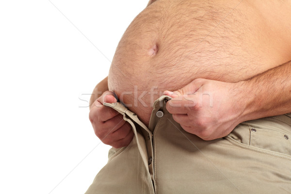Stock fotó: Kövér · férfi · nagy · has · diéta · férfi · háttér