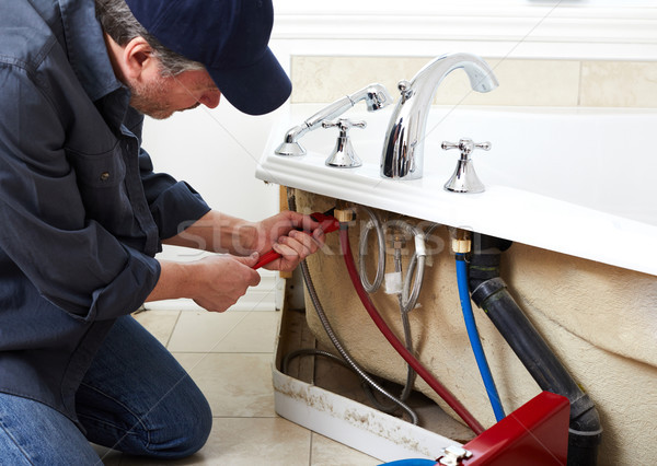 Stock photo: Plumber.