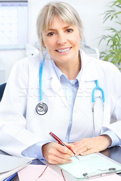 Médico médico mulher escritório negócio trabalhar Foto stock © Kurhan