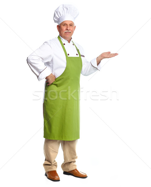 Chef inviting in restaurant. Stock photo © Kurhan