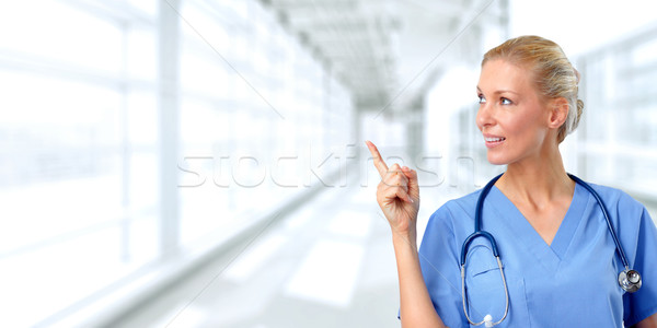 Young medical doctor woman. Stock photo © Kurhan