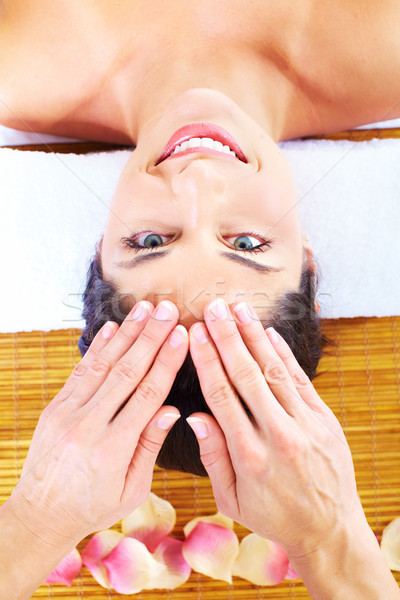 Jeune femme massage spa salon jeunes belle femme [[stock_photo]] © Kurhan