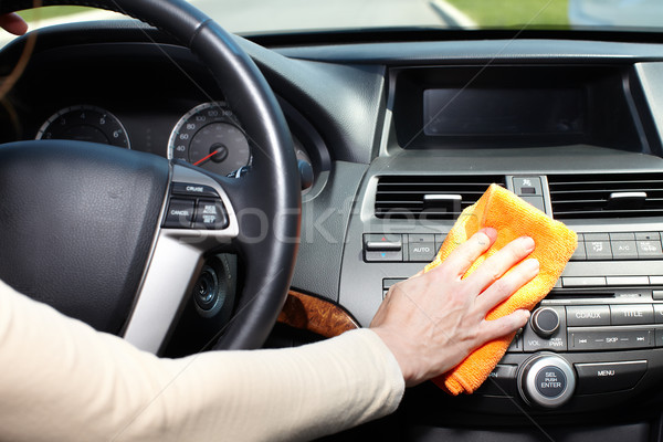 Hand cleaning car. Stock photo © Kurhan