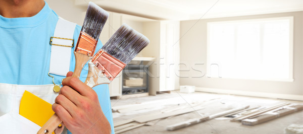 Painter hands. Stock photo © Kurhan