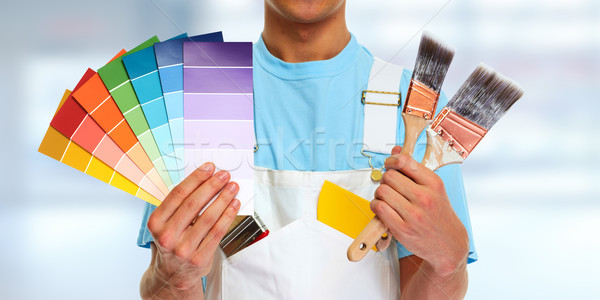 Painter hands. Stock photo © Kurhan