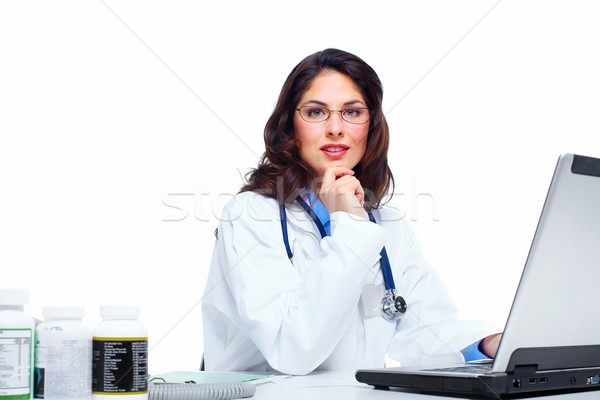 Medical doctor woman. Stock photo © Kurhan