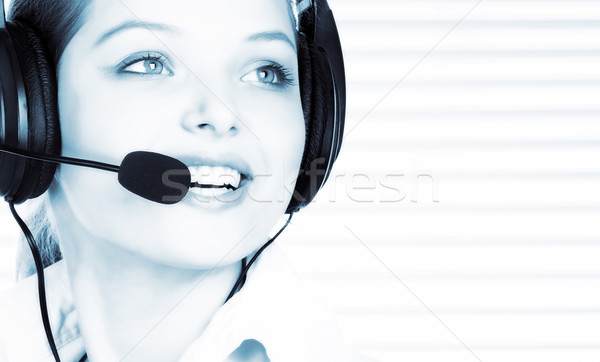 Call Center Operator Stock photo © Kurhan
