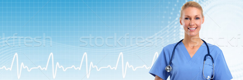 Doctor woman. Stock photo © Kurhan